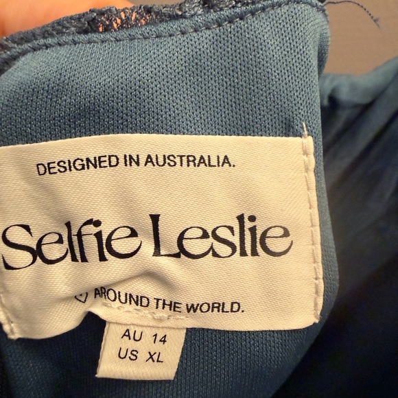 Palm Springs Lace Jumpsuit Midnight Blue - Picture 9 of 9